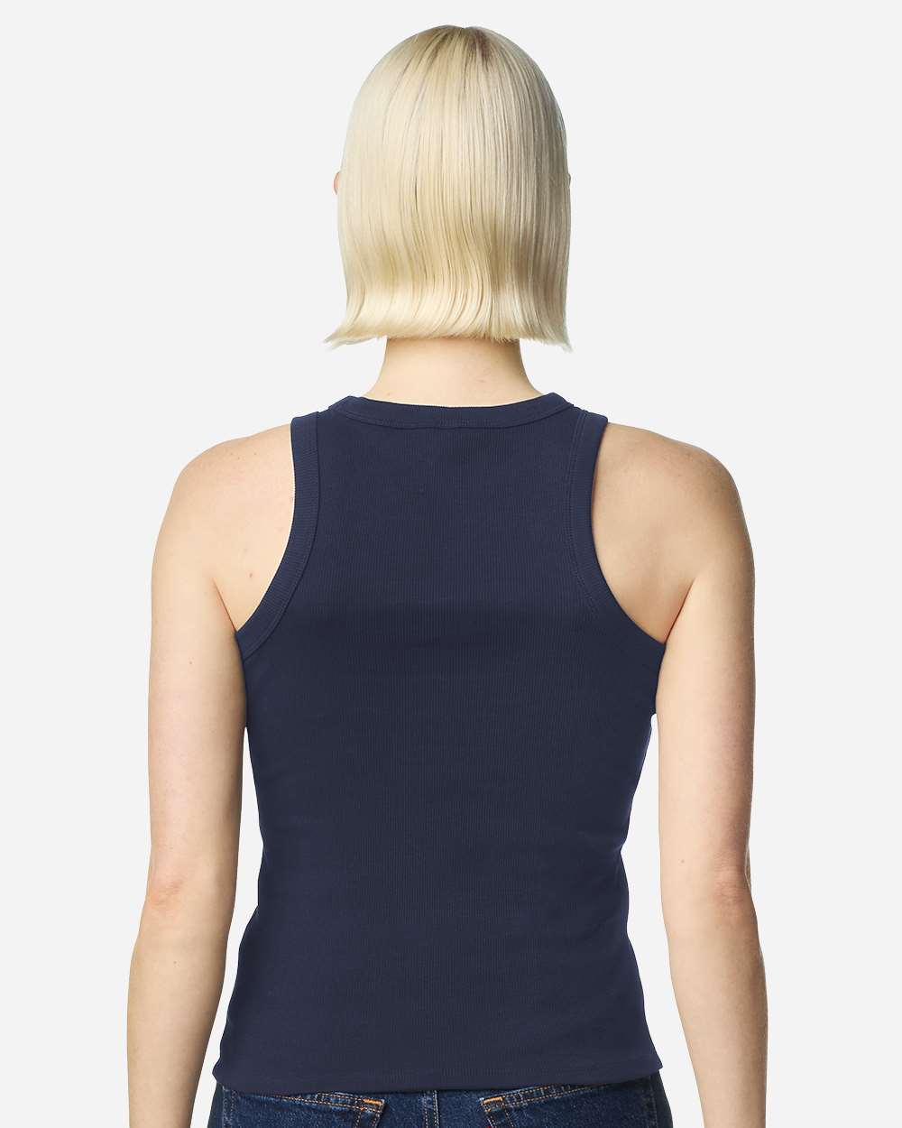 Baby Rib Knit Fitted Tank Top