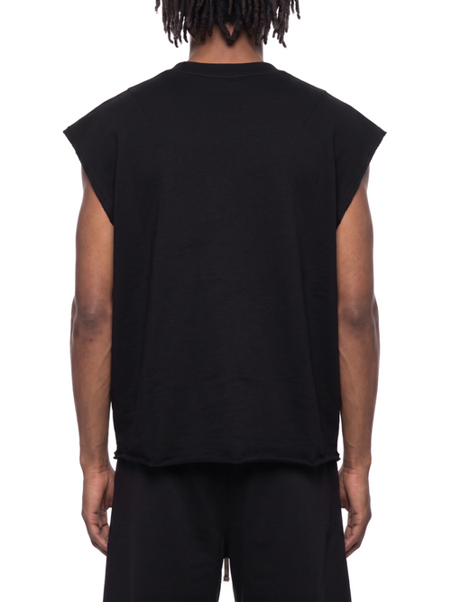 Boxy Oversized French Terry Muscle Tee