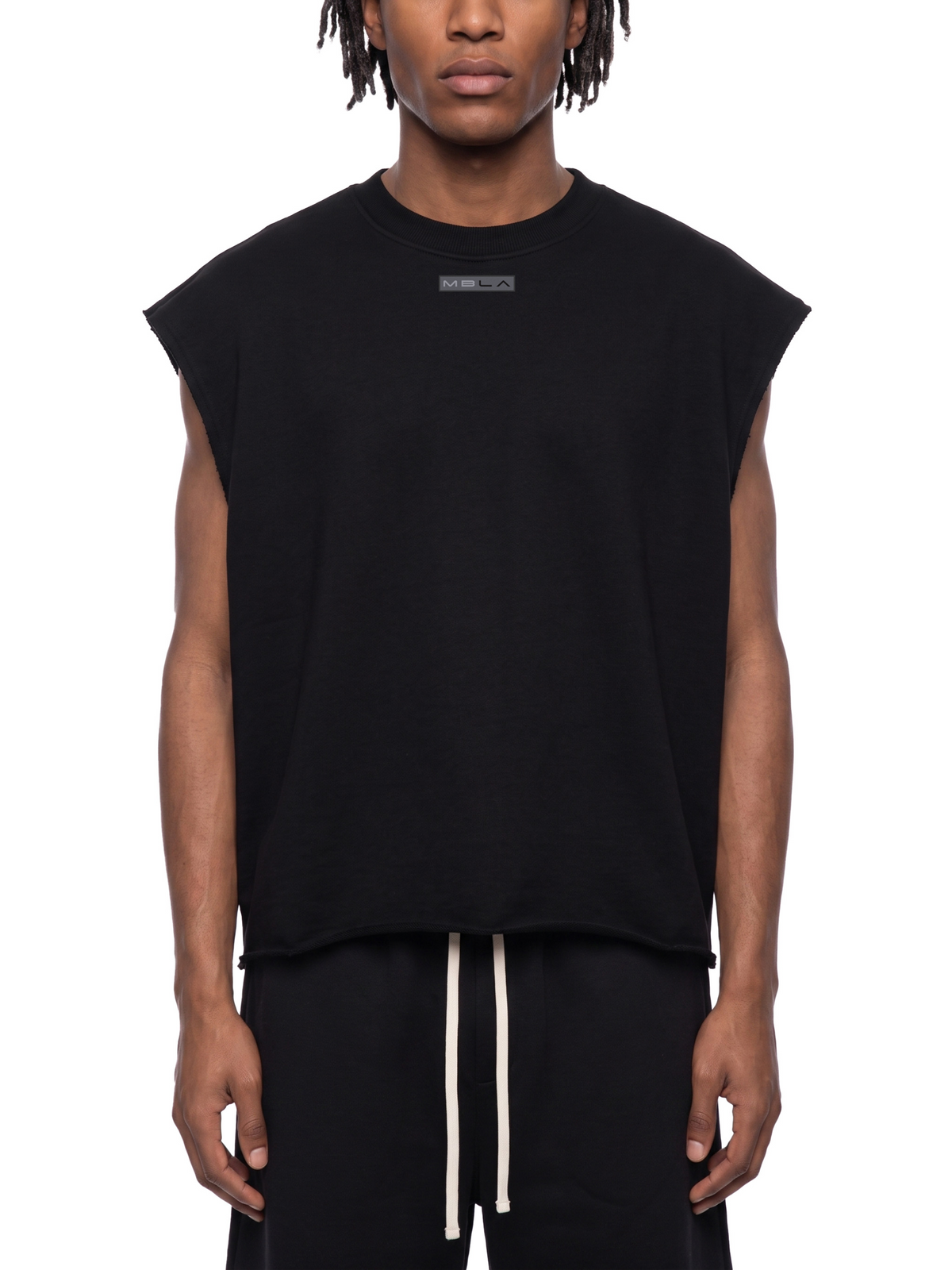 Boxy Oversized French Terry Muscle Tee