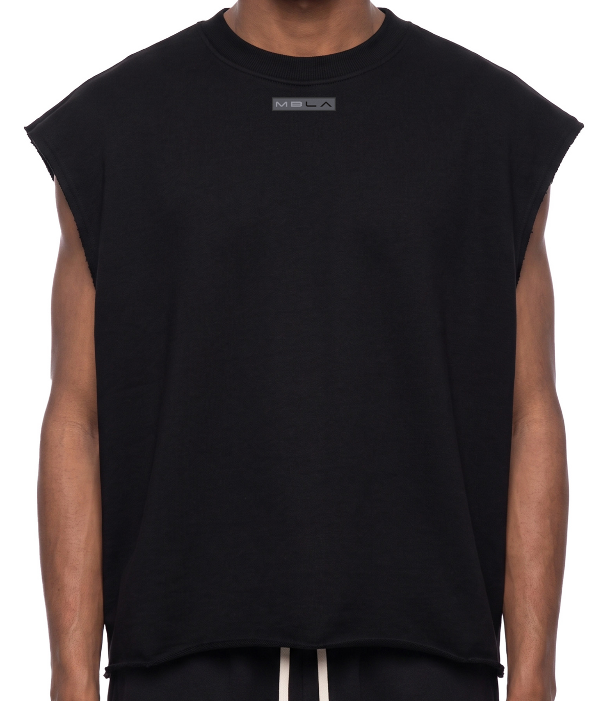 Boxy Oversized French Terry Muscle Tee