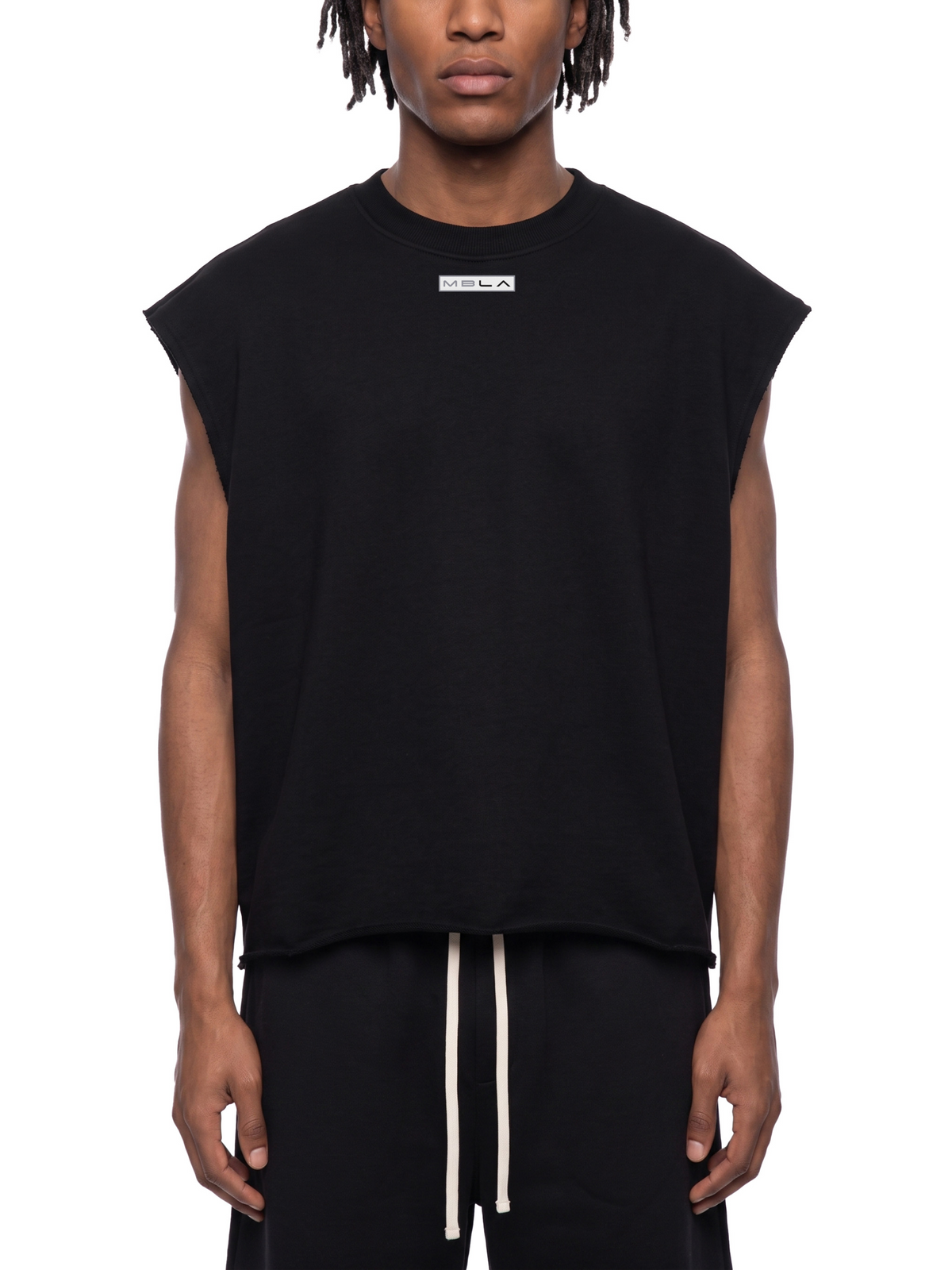 Boxy Oversized French Terry Muscle Tee
