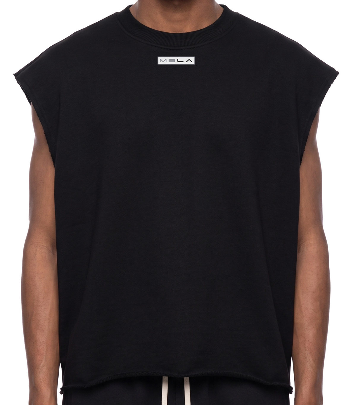 Boxy Oversized French Terry Muscle Tee
