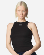 Baby Rib Knit Fitted Tank Top