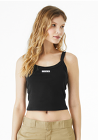 Strappy Micro Rib Cropped Tank Top