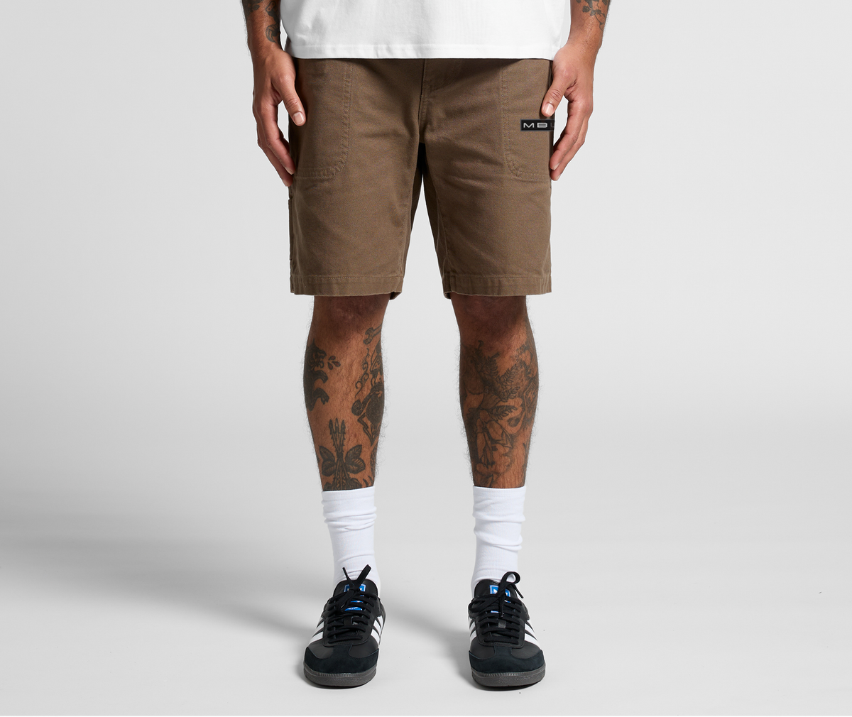 Street Deck Canvas Skate Shorts