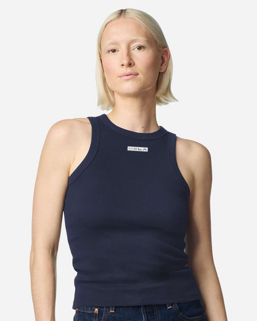 Baby Rib Knit Fitted Tank Top