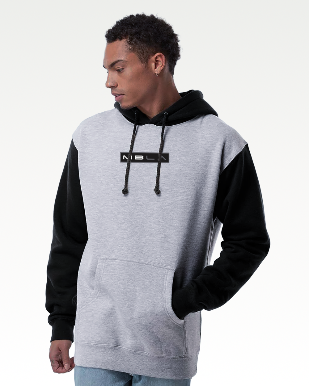 Raglan Pullover Fleece Hoodie