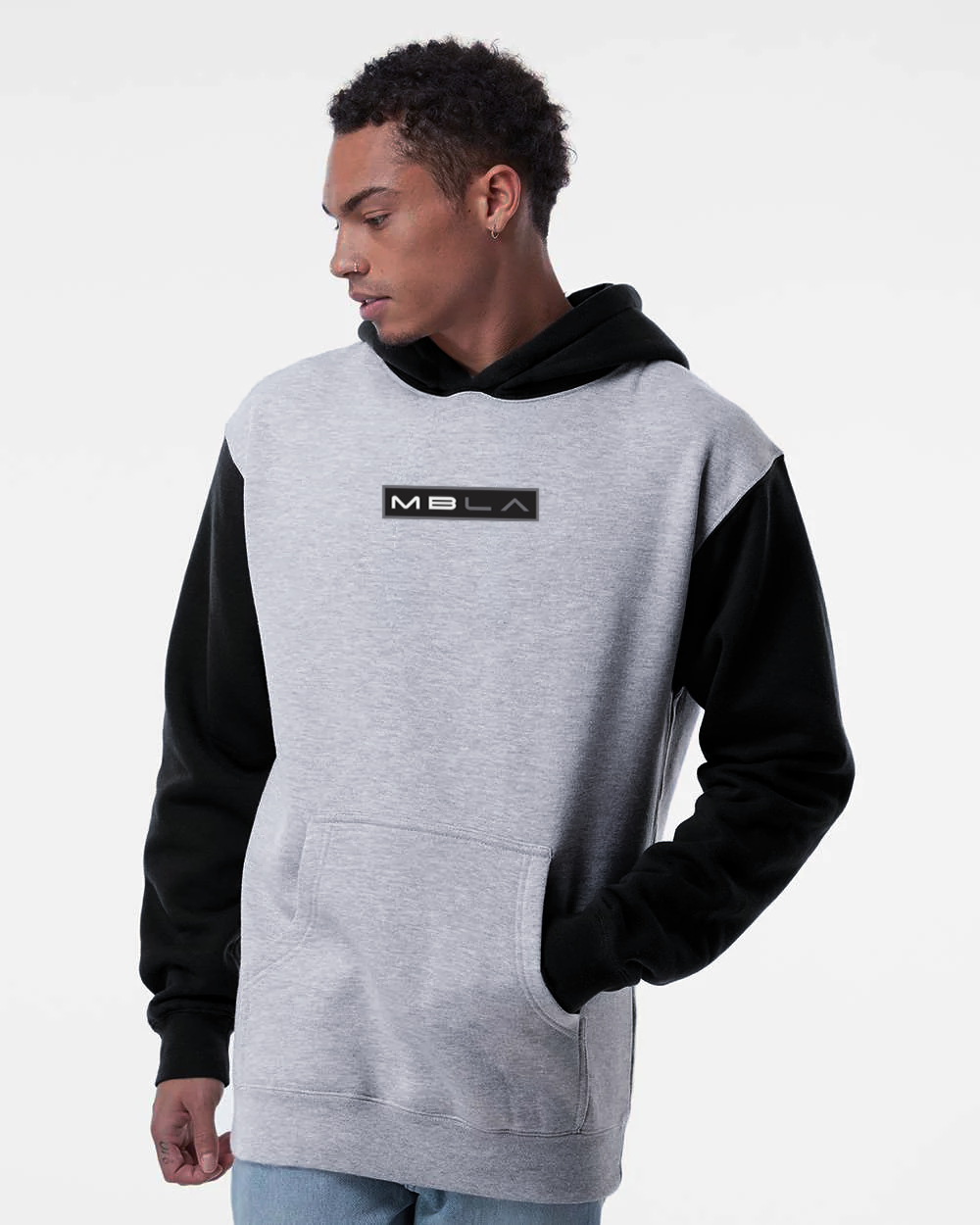 Raglan Pullover Fleece Hoodie